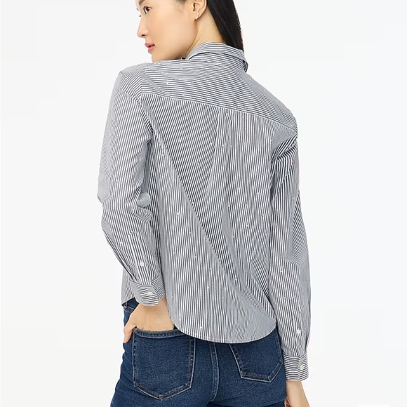 Jcrew Factory Rhinestone Modern Button Down - Picture 3 of 5